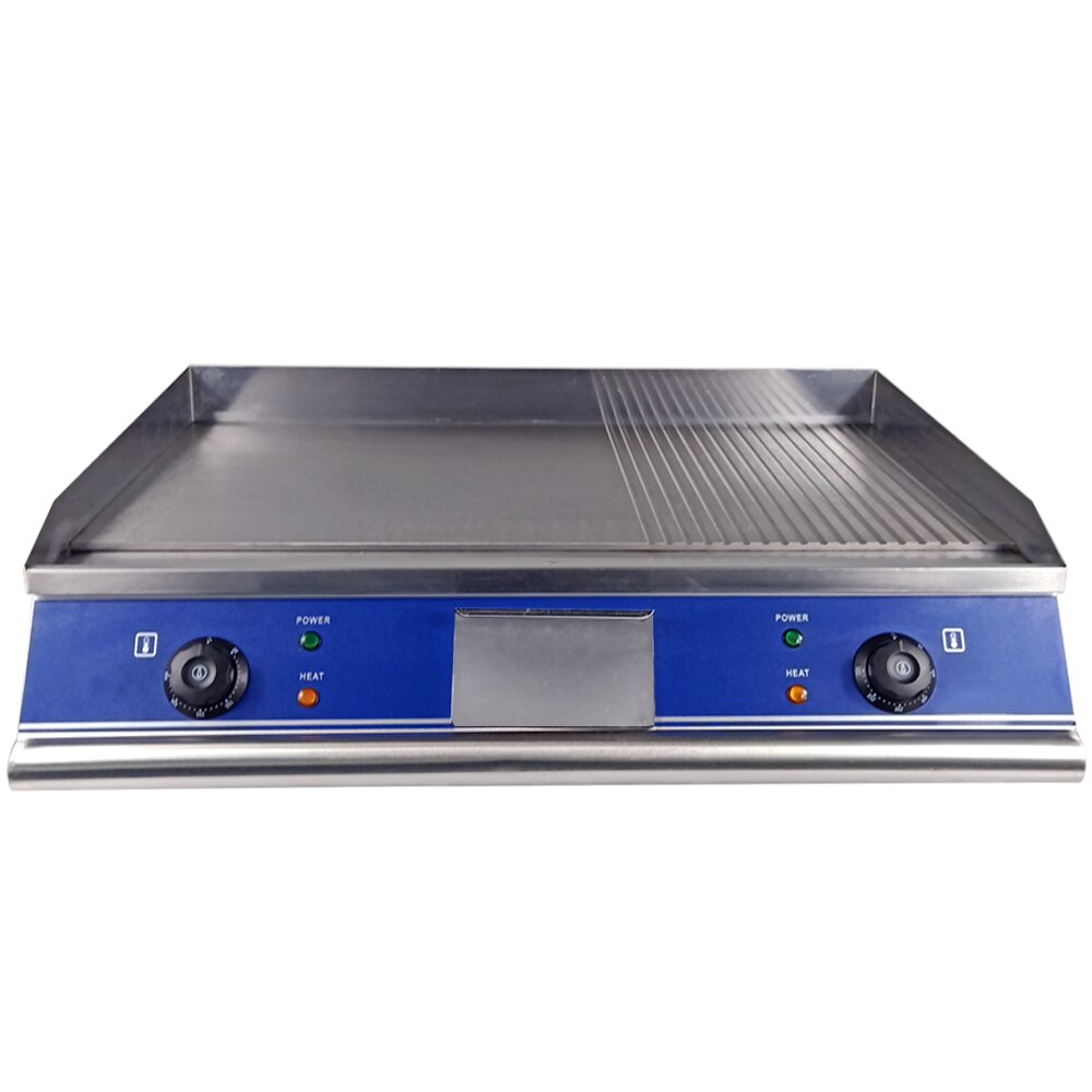 Commercial Home Electric Grill With Temperature Control Stainless Steel Griddle Flat Plate