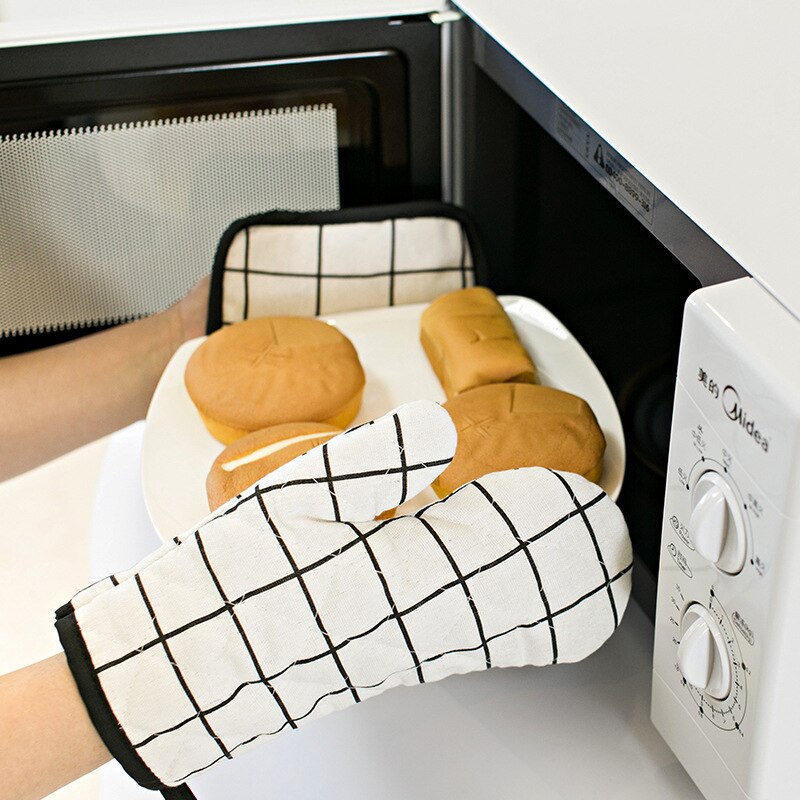 Magnetron oven handschoen pak bakken warmte isolatie verdikking anti-verbranding hoge temperatuur oven handschoen