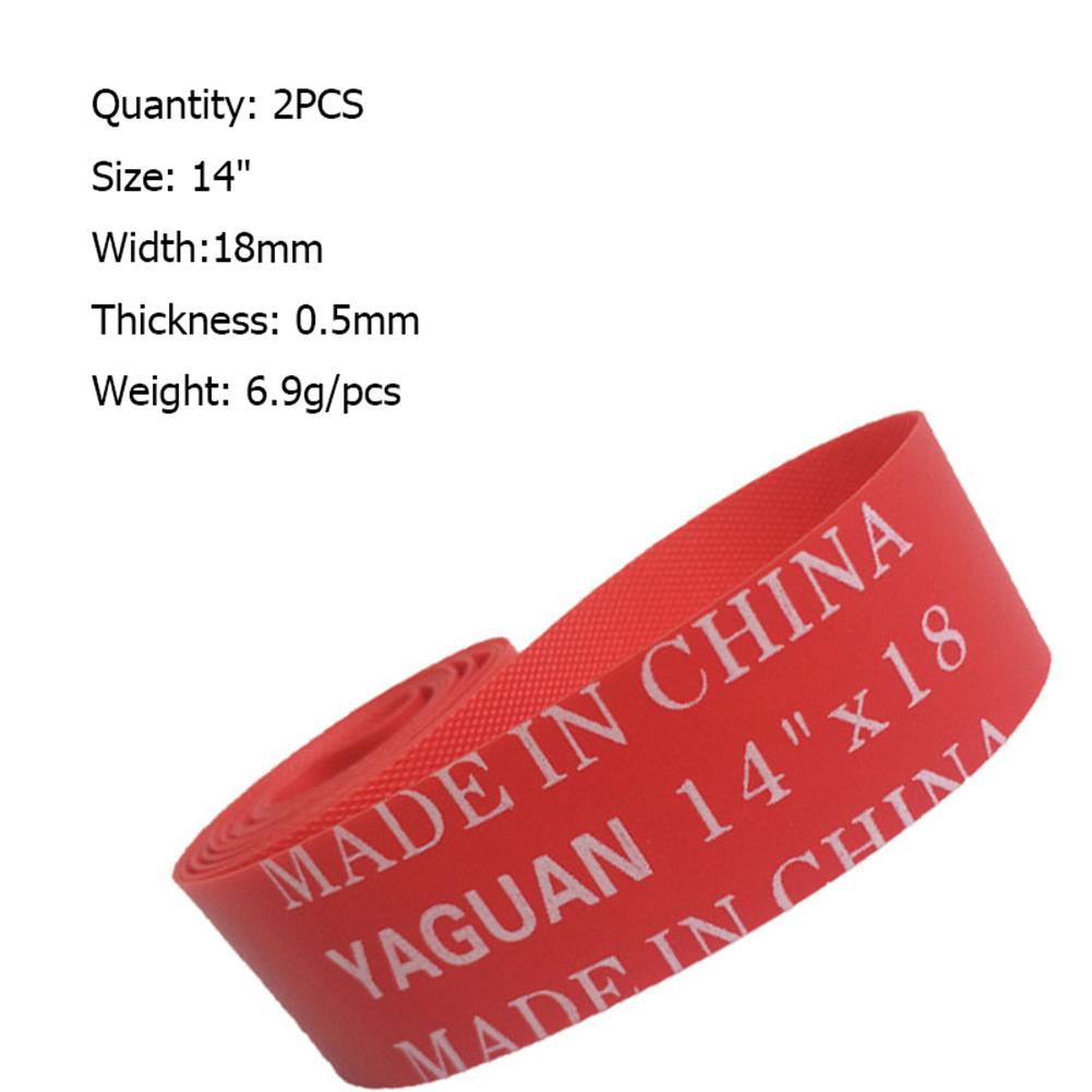 2PCS Bicycle Tire Liner Puncture Proof Belt Protection Pad For 12" 14" 16" 20" 24'' 26" 27.5" 29" 700C MTB Road Bike Repair Tool: WHITE