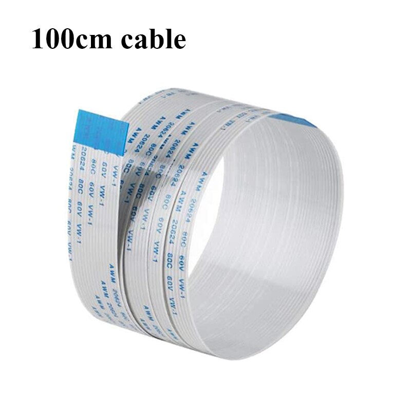 Raspberry Pi Camera Cable 15Pin FFC Cable 15cm/30cm/50cm/100cm/200cm Ribbon Flex Extension Cable for Raspberry Pi 4B 3B+ 3B 2B+: 100cm cable