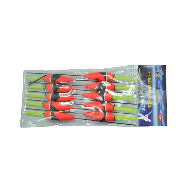 CIBO 10 unids/lote pesca Float Led Bobber palillo de La Luz Vertical boya 19cm 2,5G 3G cola larga brillante Waggler flotadores de pesca