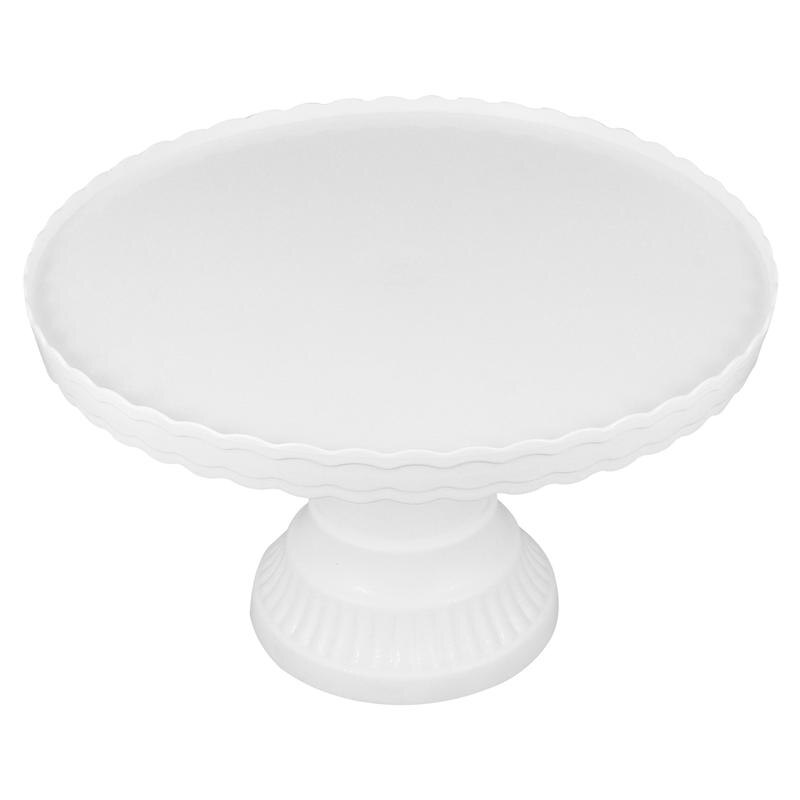 1pc Cake Display Stand Wedding Birthday Cake Stand Wedding Party Dessert Cake Holder Cupcake Display Stand Dessert Organizer: White
