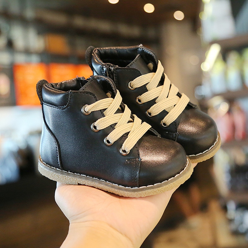 Kinder martin boots jongens enkel leren laarzen meisjes schoenen kinderlaarzen maat 21-30 smg 139