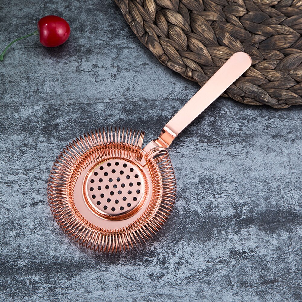 Useful Stainless Steel Cocktail Shaker Bar Ice Strainer Wire Mixed Drink Bartender Tool Bar Accessories: B