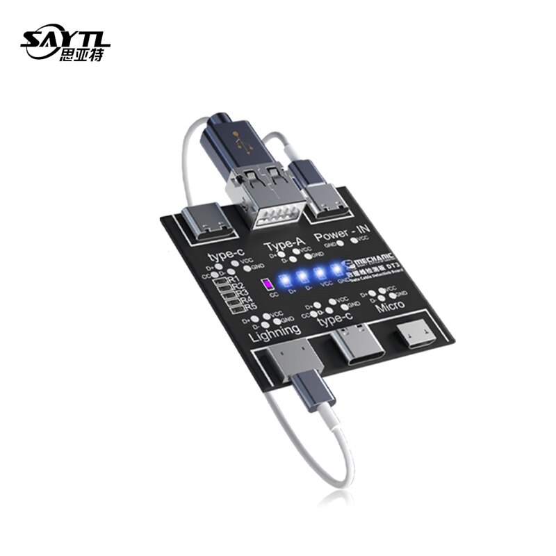 Data Cable On-Off Detection Board USB Type-c Micro Line for lighting date cable Switching Test Board Data transmission detection