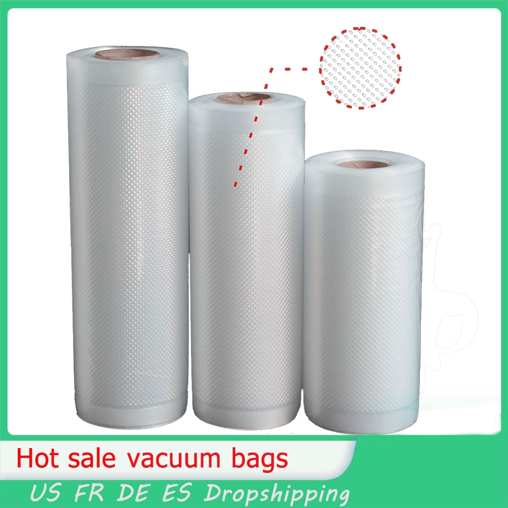 Uszczelniacz próżniowy rolki, worki Sous Vide, plastik klasy handlowej, przechowywanie próżniowe i uszczelnienie żywności, hermetyczne oszczędzanie próżniowe пакеты полиэтл