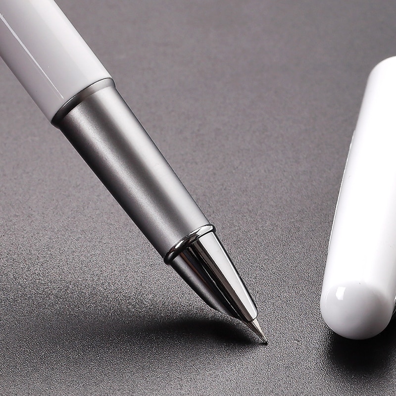 Oaso  s111 metal blæk fyldepen super fin pen spids 0.38mm rød sort blå hvid valgfri til finansiel virksomhed