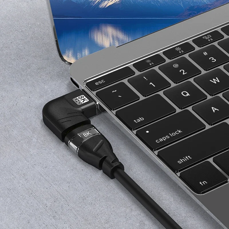 8K Hdmi 2.1 Adapter 90 270 Graden Rechte Hoek Man Naar Vrouw Converter Hdmi Kabel Verlengstuk Connector Voor Tv Laptop Pc Monitor