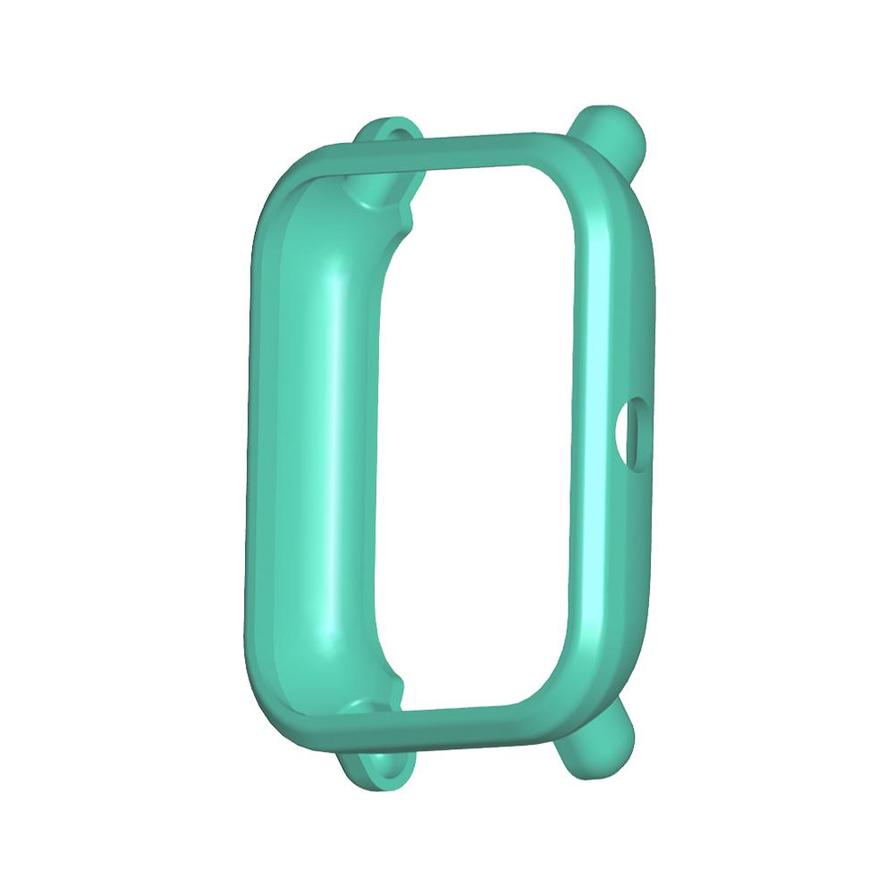 Weiche TPU Fall Abdeckung Schützen Shell Für Huami Amazfit Bip S Smart Uhr Abdeckung Schutz Fall Zubehör Silikon Protector: Mint Green