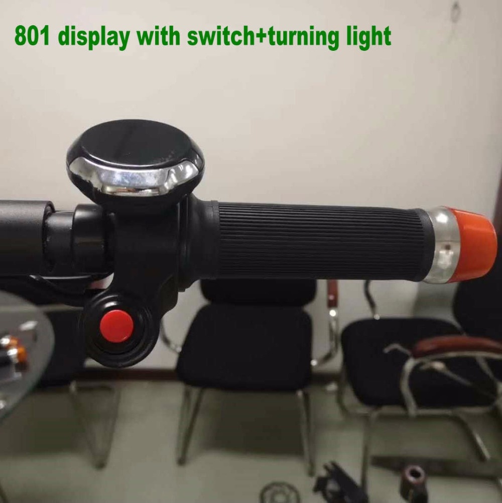Speedometer Rolling Grips Throttle Accelerator With Lcd Display&amp;Lock 24v36v48v60v Electric Scooter Bicycle MTB Tricycle Part