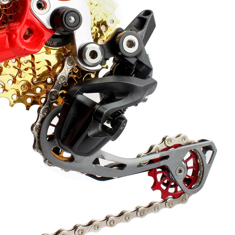 12T Dentata Della Bicicletta Ruota in Lega di Alluminio Della Bicicletta Negativo Positivo Dente Ruota Deragliatore Posteriore Della Bici di Guida Puleggia Accessori