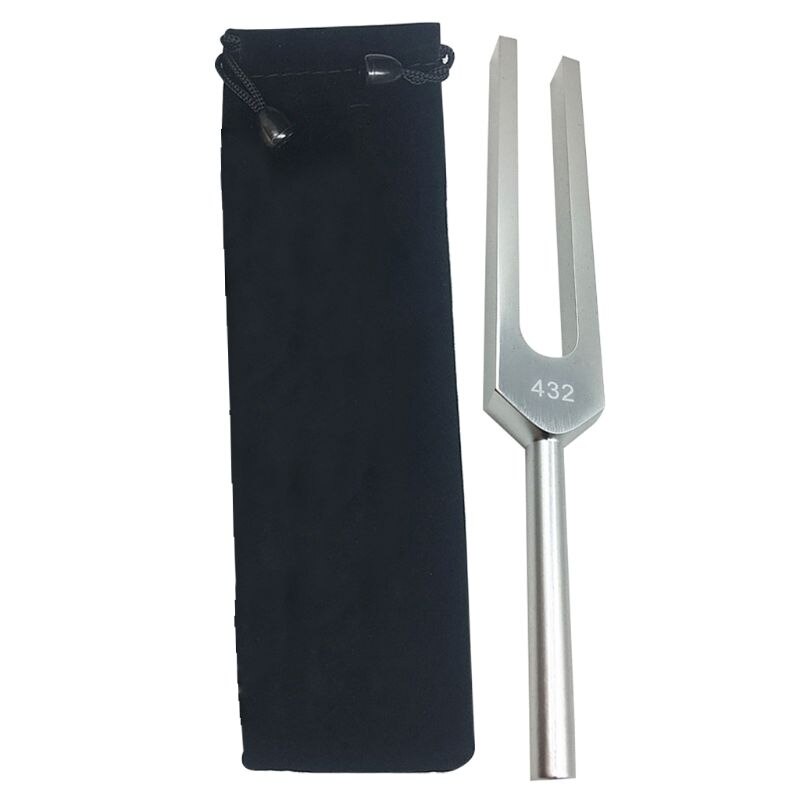 432 Hz Tuning Fork with carry pouch for Ultimate Healing and Relaxation 667D