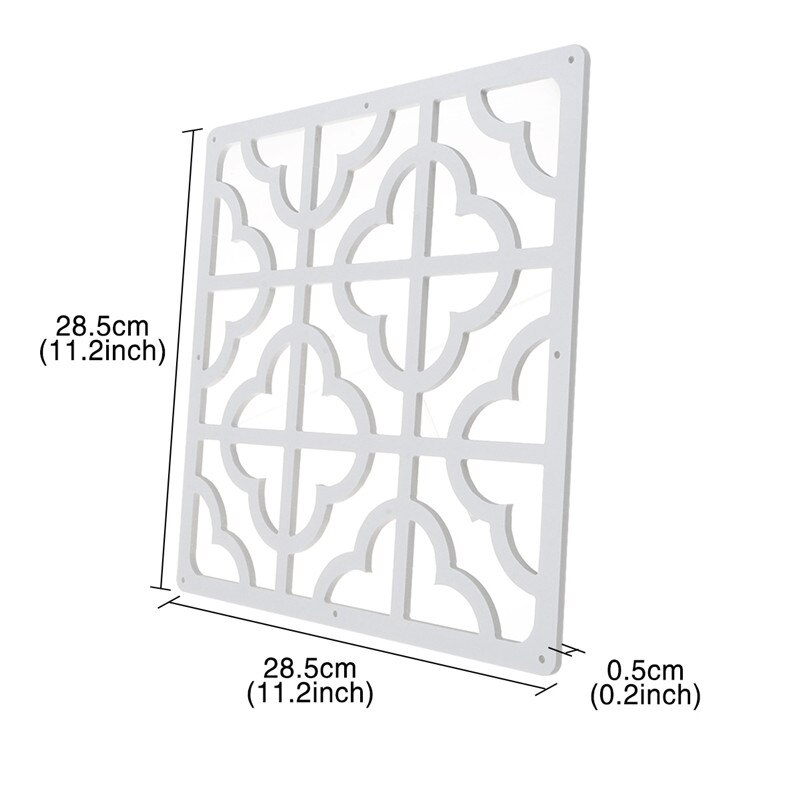 4/8 pcs DIY Scheidingswand Opknoping Schermen Woonkamer Divider Panelen Scheidingswand Kamerscherm Gordijn 29 CM X 29 CM Home Decor