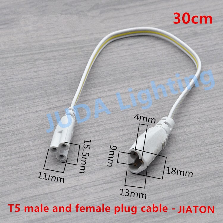 T4 T5 male female plug cable Power Cords Extension Cords connection wire cable assemblies led tube electrical wire accessories