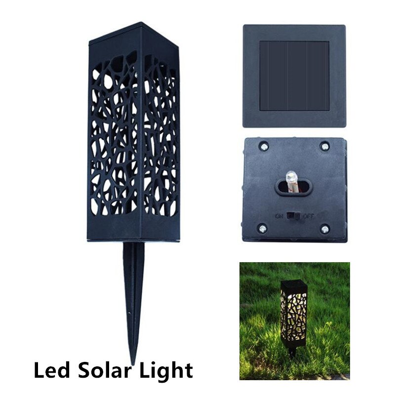 Ledet sollys til haven dekoration græsplæne lampe udendørs hjem sti pære lys sensor vandtæt sol gadelygte sollys