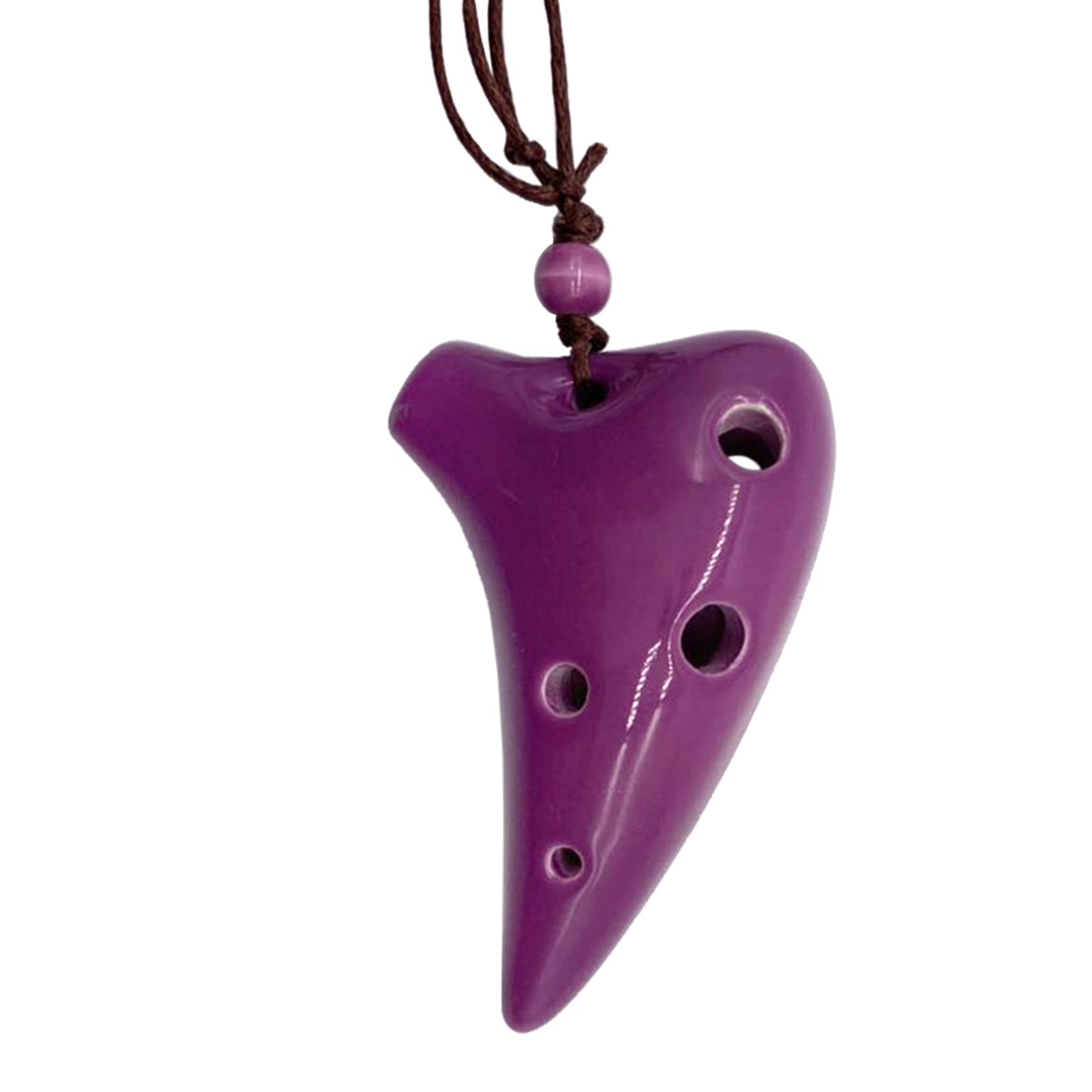 6 Holes Ceramic Ocarina Alto C Key Musical Instrument with Lanyard Music Score For Music Lover and Beginner Music