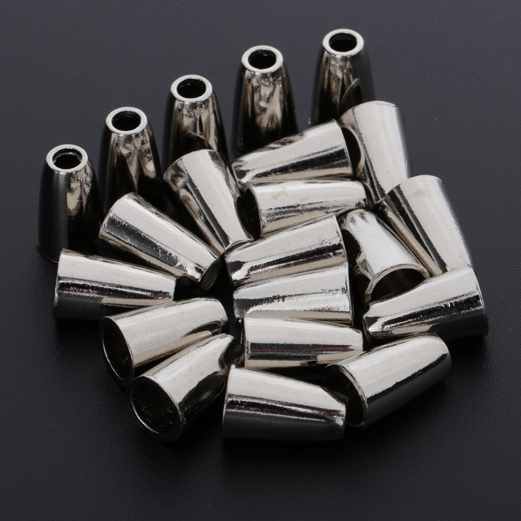 20Stck Glocke Metall Schnur Seil Schlösser Verschluss Enden Stopper Für Schlüsselband Rucksack