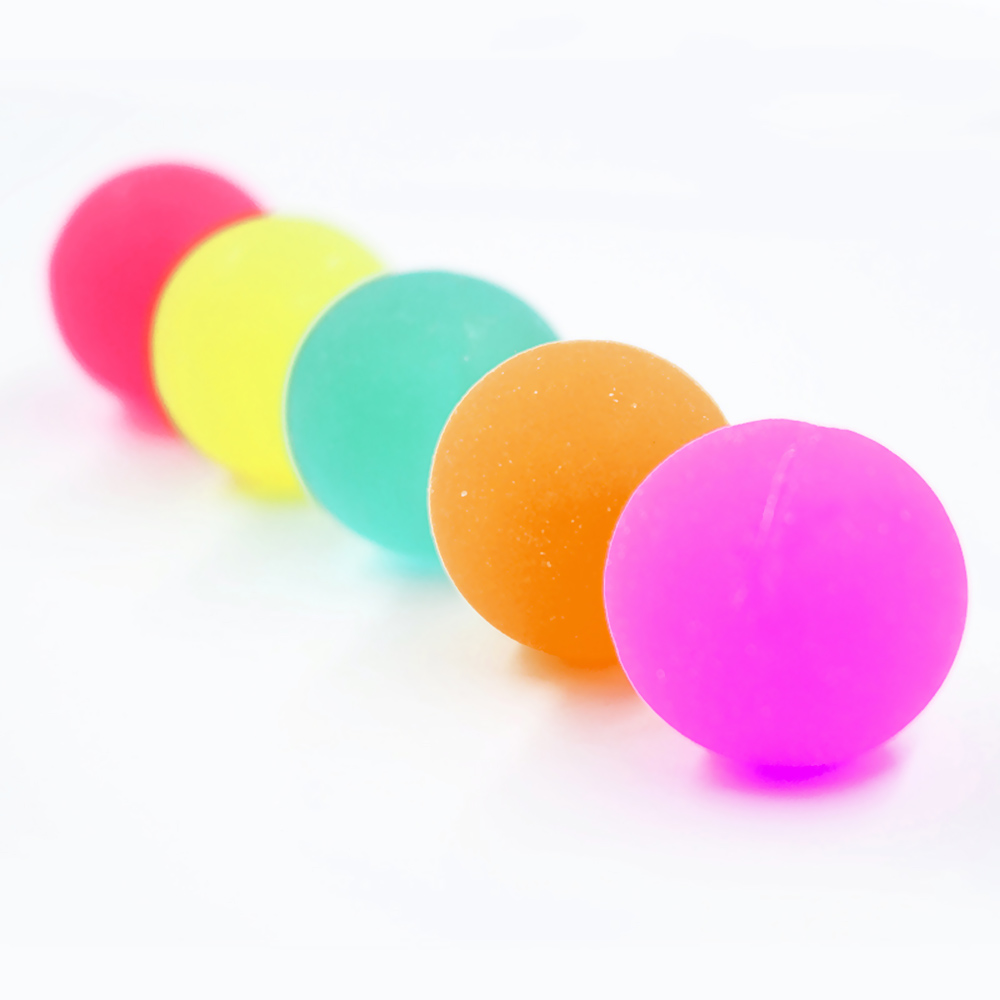 10 stks/set Kleurrijke Stuiterende Bal Effen Bounce Speelgoed Diameter 2cm Rubber Materiaal Voor Kinderen Ideaal voor kinderen Willekeurige kleur