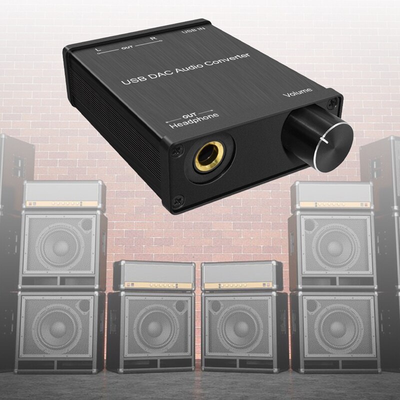 USB DAC o Converter USB to Fiber Coaxial + RCA o External Sound Card o Decoder