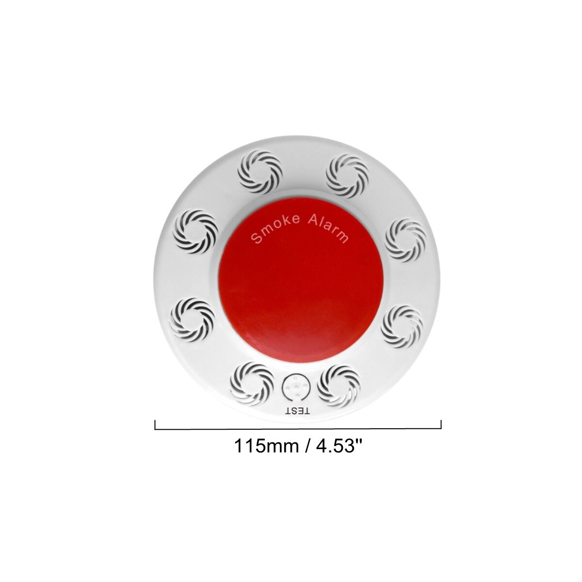 High Sensitive Infrared Smoke Alarm Detector Photoelectric Sensor Home School Security Protection System Tester With Buzzer