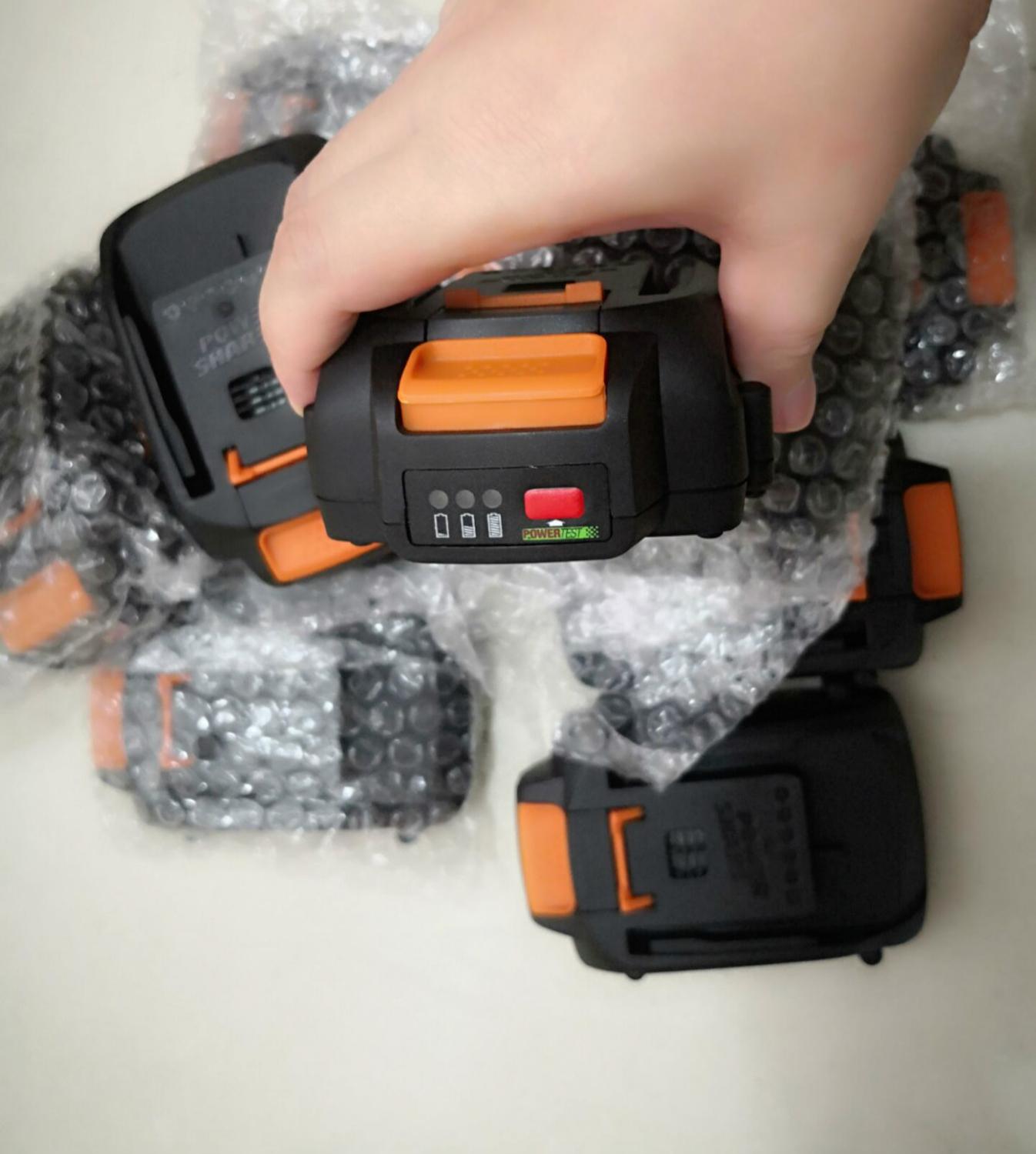 ledet 3000 mah 2500 mah li-ion batteri til worx 18v 20v worx 3520 3525 3575 3578 wa3577