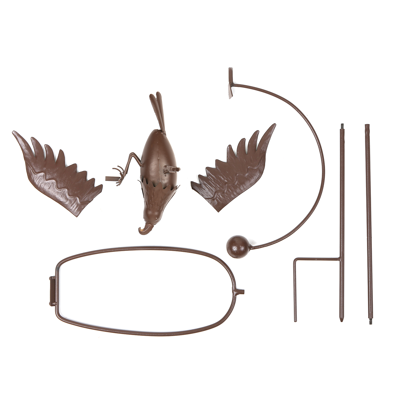 Metal Owl/Eagle Sculpture Decorative Garden Sculpture Backyard Yard Lawn Stake Statue Outdoor Garden Decoration Crafts