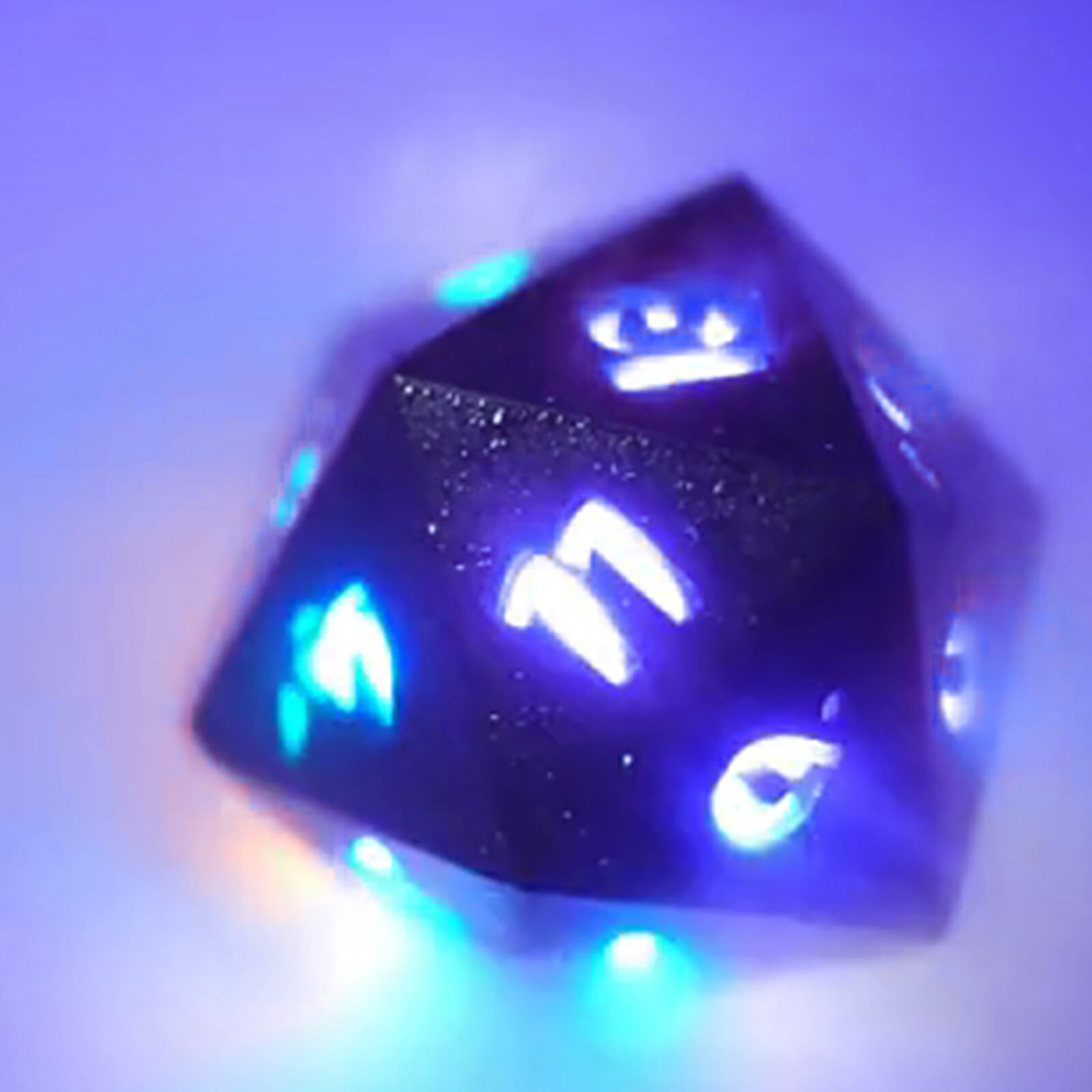 Electronic Dice Adult Couple Games Fun Party Weekend Play Toy LED Event Glow Party Supplies Yellow and Blue