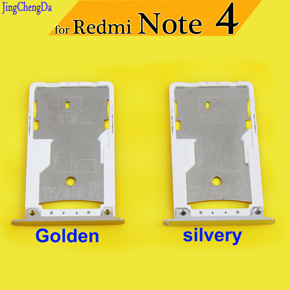 JCD SIM Card Slot Tray Holder Adapter For Xiaomi 5/5s Note for Redmi Note 4 for Redmi Pro 3 3s 3X 4 4A Replacement