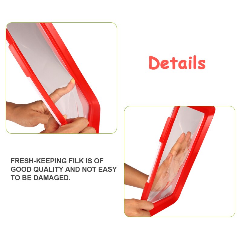 Food Preservation Tray Eco Food Fresh Keeping Fresh Spacer Organizer Food Preservate Reusable Refrigerator Food Storage