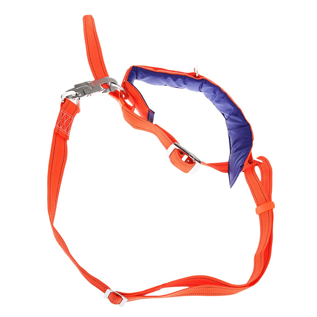 Mountain Tree Climbing Rappel Fall Arrest Protection Waist Harness Lanyard