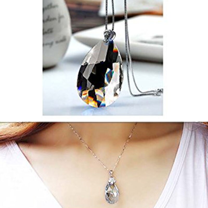 20Pcs Kroonluchter Kristallen, Clear Teardrop Crystal Kroonluchter Hangers Onderdelen Kralen, Opknoping Kristallen Voor Kroonluchters