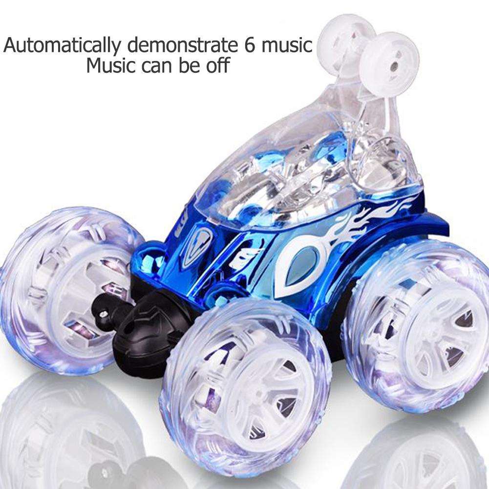 Voiture télécommandée Turbo Twister à 360 degrés, Rechargeable, musique légère, véhicule de cascade