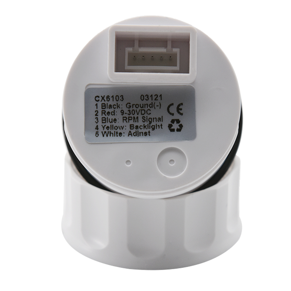 H 52mm Tachometer Mit Sensor M16 Tacho Messgerät 0-3000 RPM Metwe 2 Hub Für Diesel- Benzin Motor- Motor- Auto Lieferwagen Stiefel Motorrad