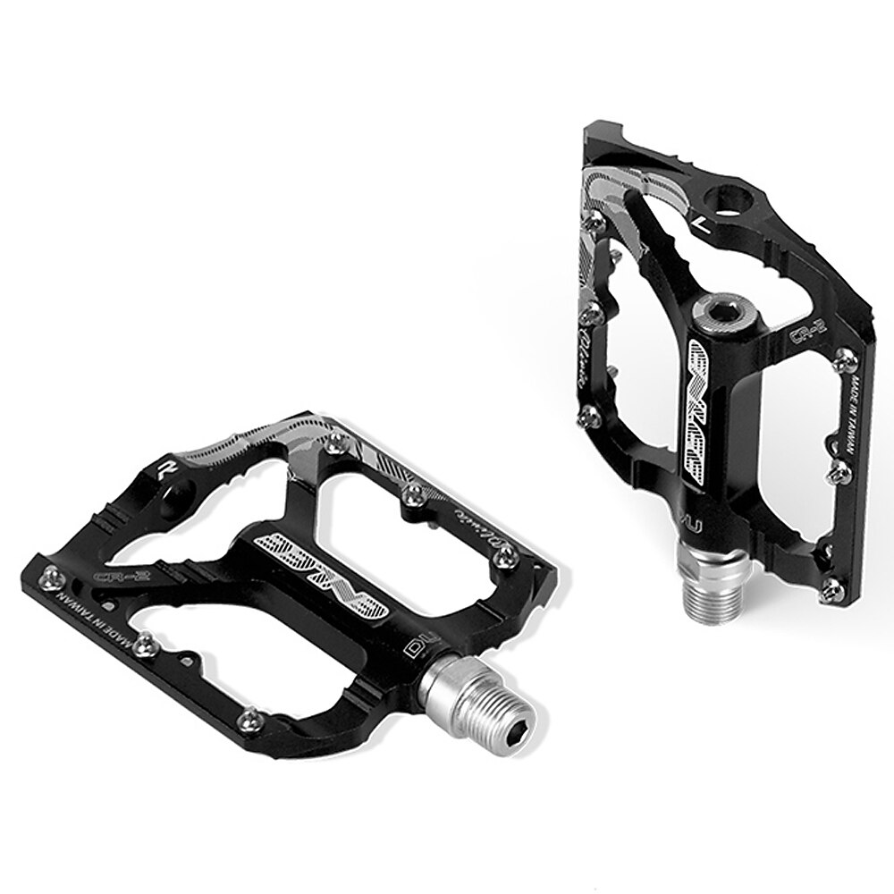 ENLEE Bike Pedals CNC Aluminium Alloy Flat Bicycle Platform Pedals Mountain Bike Cycling Pedals Lightweight Anti-skid mtb pedal