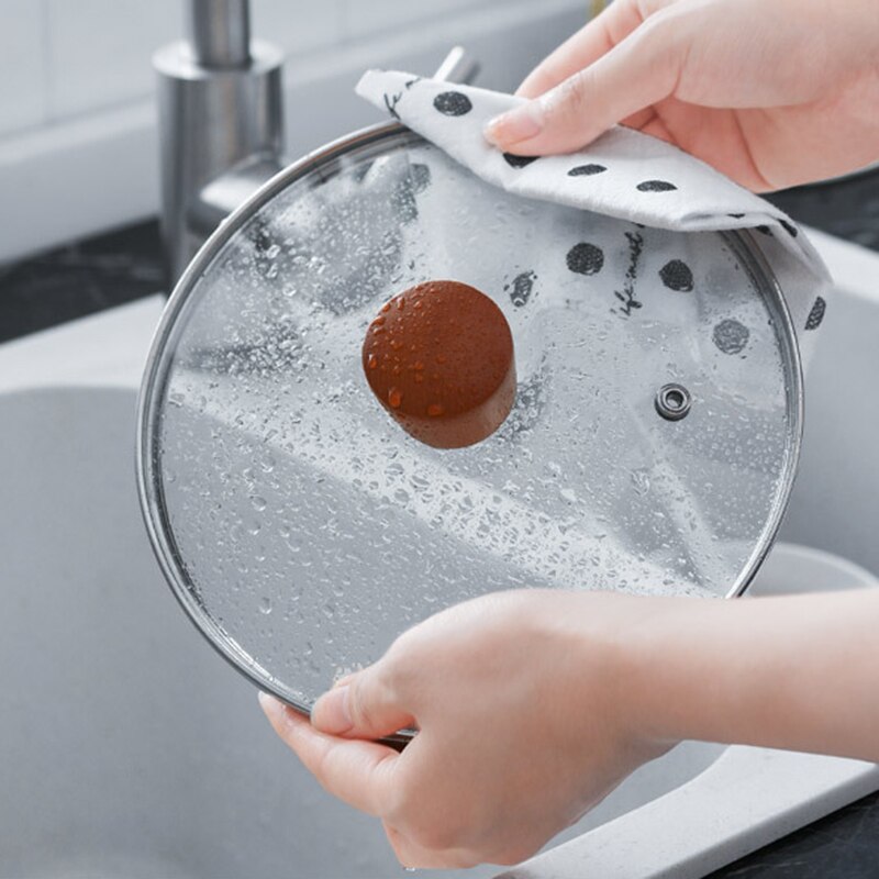 50 Uds./rollo de servilletas desechables de textil no tejido para paño de cocina, servilletas de papel para mesa