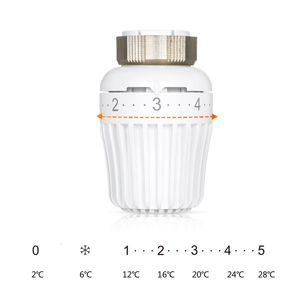 Thermostatic Radiator Valve Frost-proof Function Temperature Controller Heating System Constant Temperature Control Thermostat