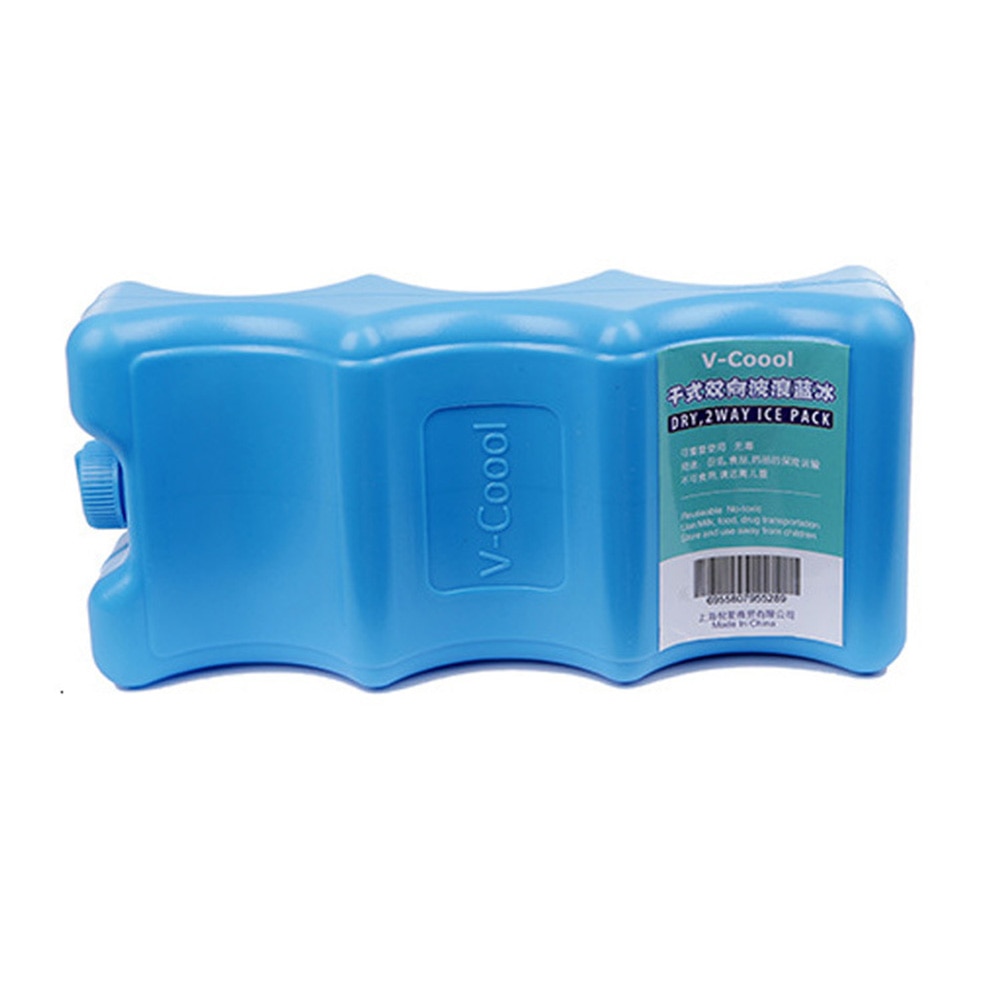 Reusable Freezer Breast Milk Ice Block Brick Travel Picnic Lunch Cooler Pack: Blue