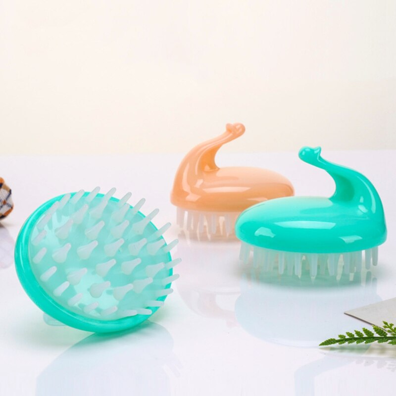 1 pçs cabeça do bebê cabelo lavagem do couro cabeludo shampoo escova de ar pente macio massageador escovas limpeza ferramenta cuidados