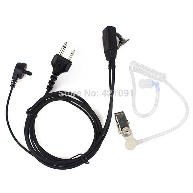 Fone de ouvido Fone De Ouvido Microfone para ICOM IC-V8 IC-V82 Cobra Vertex VX-200 tipo 2 Pin PPT Walkie Talkie S Anti-ruído tubo Acústico Do ar