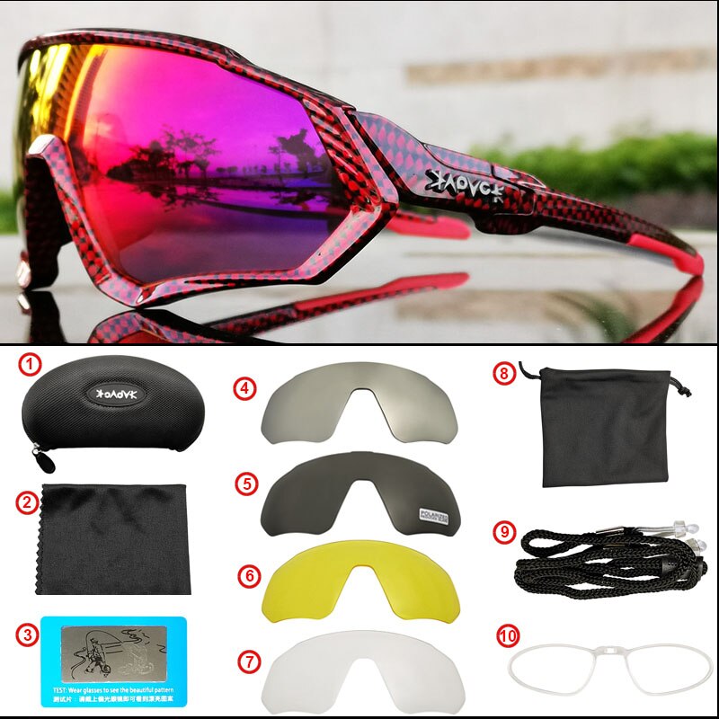 Cykelbriller polariseret mtb mountainbike cykel solbriller cykelbriller eyewear oculos ciclismo gafas ciclismo