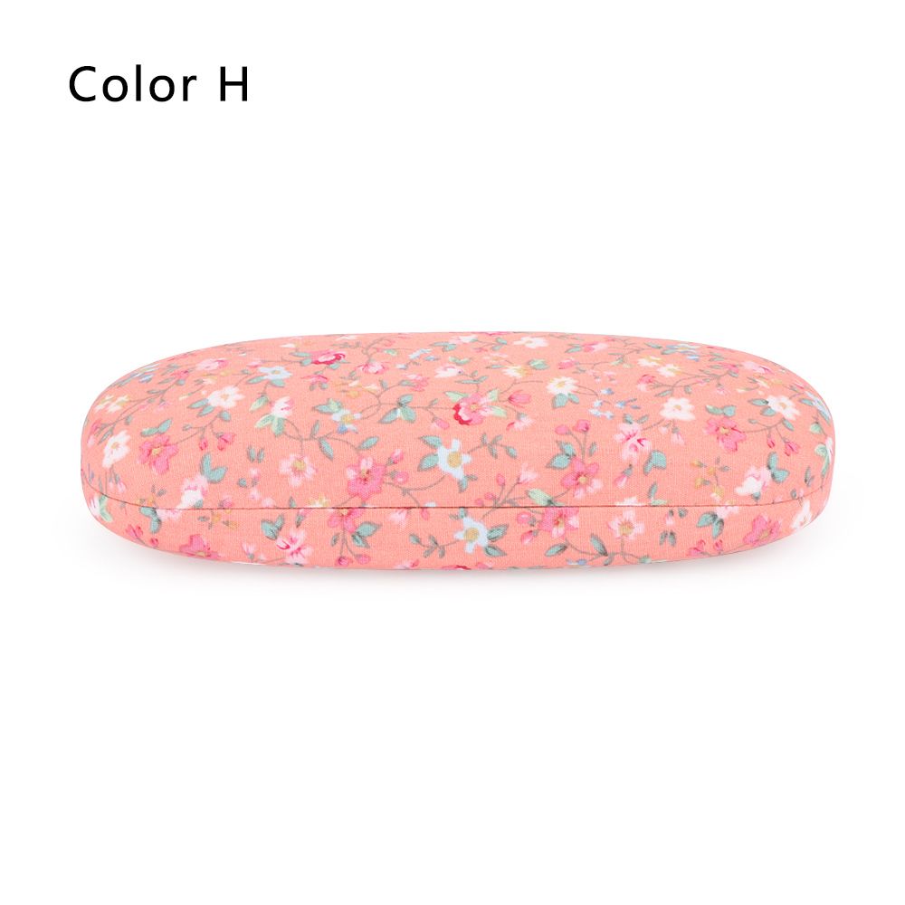 Ölgemälde Kunst Gläser Fall Box Harte Leder Lesebrille Fall Retro Floral Print Brillen Schutz Gläser Halter