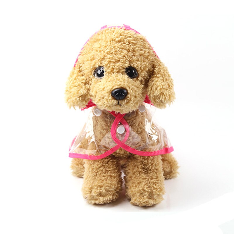 6 Style Pet Jacket Rain Dog Transparent Raincoat Adjuastable Waterproof Coat Small Medium Large Dogs Hooded Windproof For Dog