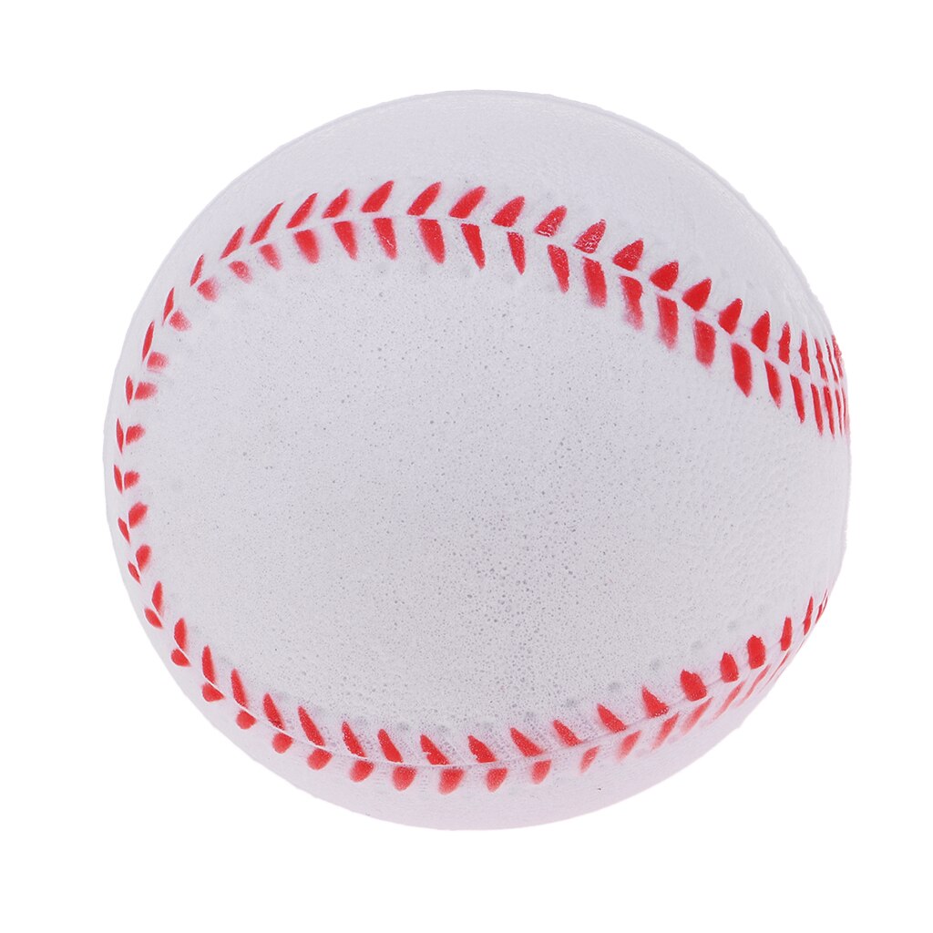 Pelota hinchable de béisbol para niños, 9 ", práctica de seguridad, ejercicio de entrenamiento: White
