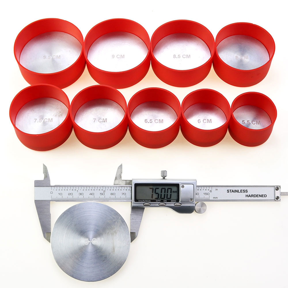 12oz-24oz silikon-becherbodenabdeckungen 7.5cm 75mm rutschfeste bodenringe, untersetzerhüllen, verschleißfeste wärmeisolierung