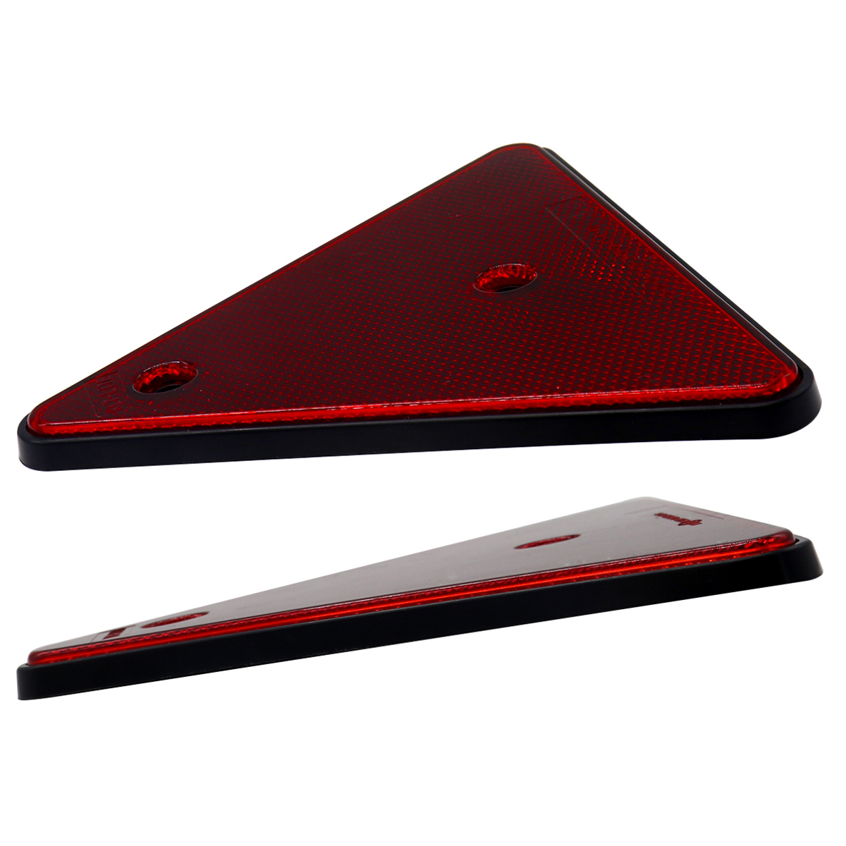 1 PCS Easy To Install Screw On Rear Triangular Reflector Waterproof For Trailers/Caravans/Trucks/Gate & Fence Posts Etc