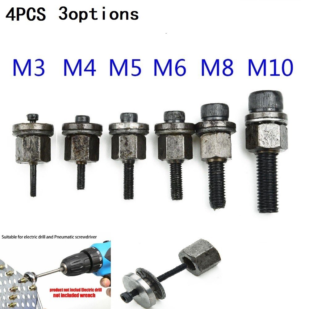 Replacement Mandrel Rivet Nut Riveter Tool Simple Spare Part Steel Hand