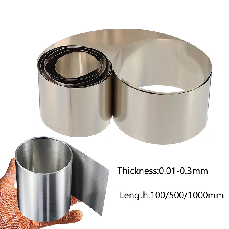 Dicke 0,01 mm–0,1 mm, Edelstahlband, Stahlblech, dünne SS304-Edelstahlplatte/Folie, Korrosionsbeständigkeit