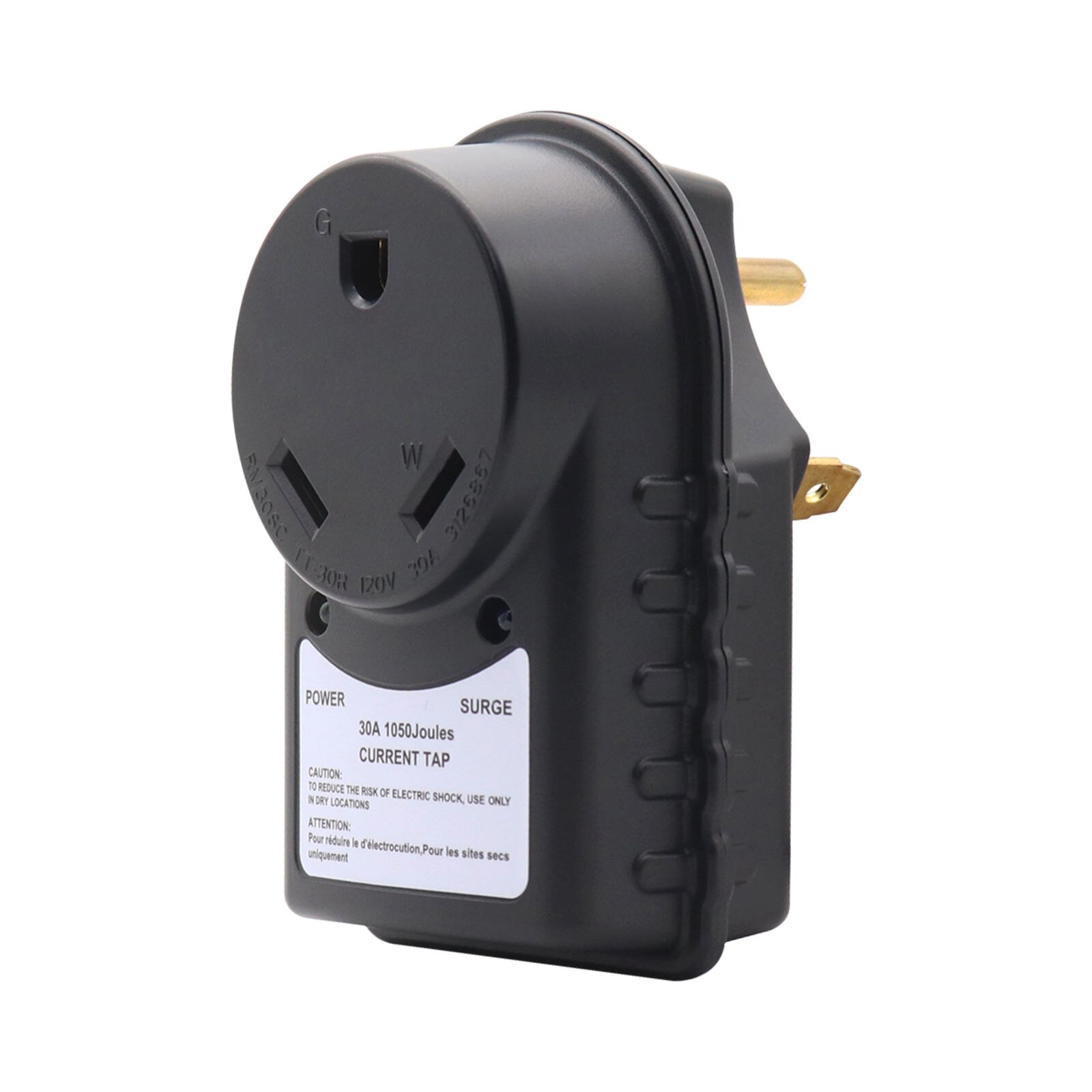 RV Power Tester/ Surge Protector, Surge Protection Circuit Analyzer Receptacle Tester for RV Trailer Camper: 30A  Surge Adapter C