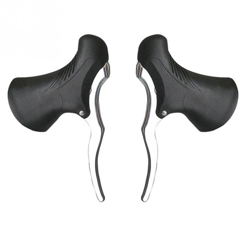 2PCS Bicycle Brake Crank Lightweight Road Bike Aluminium Alloy Sport Fixie Bike Handle brake Lever Transmission