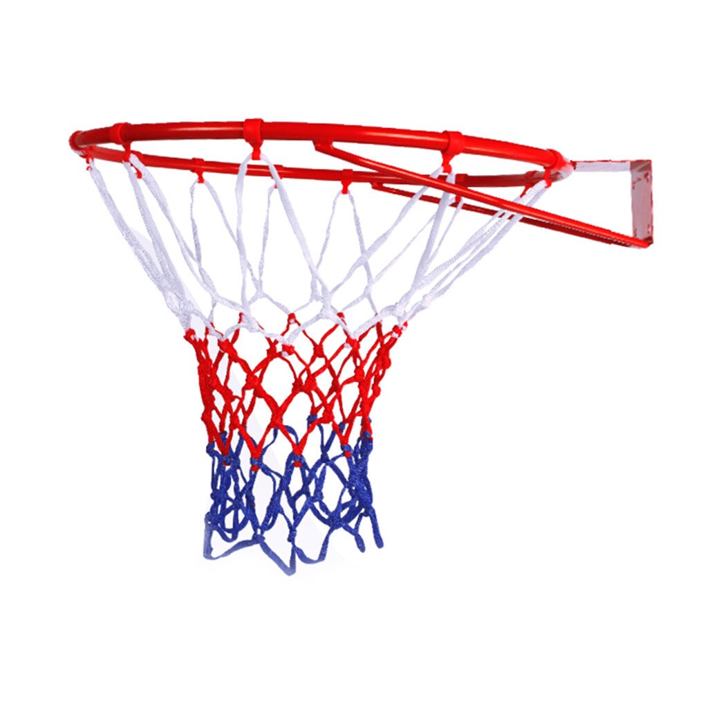 45cm Steel Hanging Basketball Wall Basketball Rim With Screws Mounted Goal Hoop Rim Net Sports Netting Indoor Outdoor